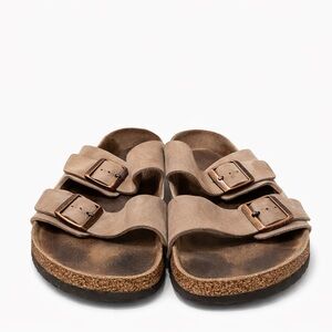 Birkenstock Arizona Taupe Suede Sandals EU 44 Men’s 11–11.5 Cork Footbed Slides